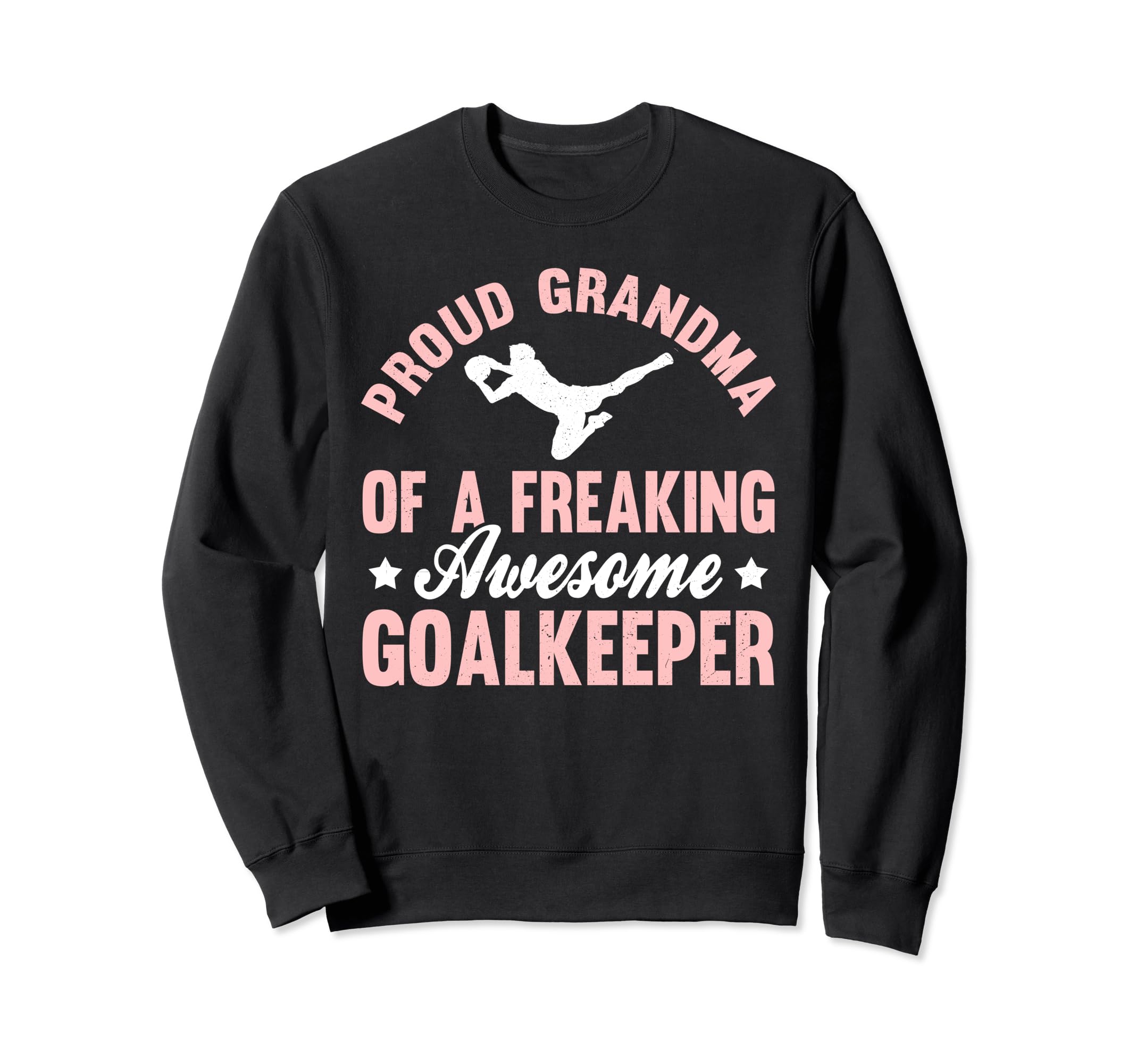 Soccer Goalie Goalkeeper Grandma Sweatshirt - Minimalist Print for Adults