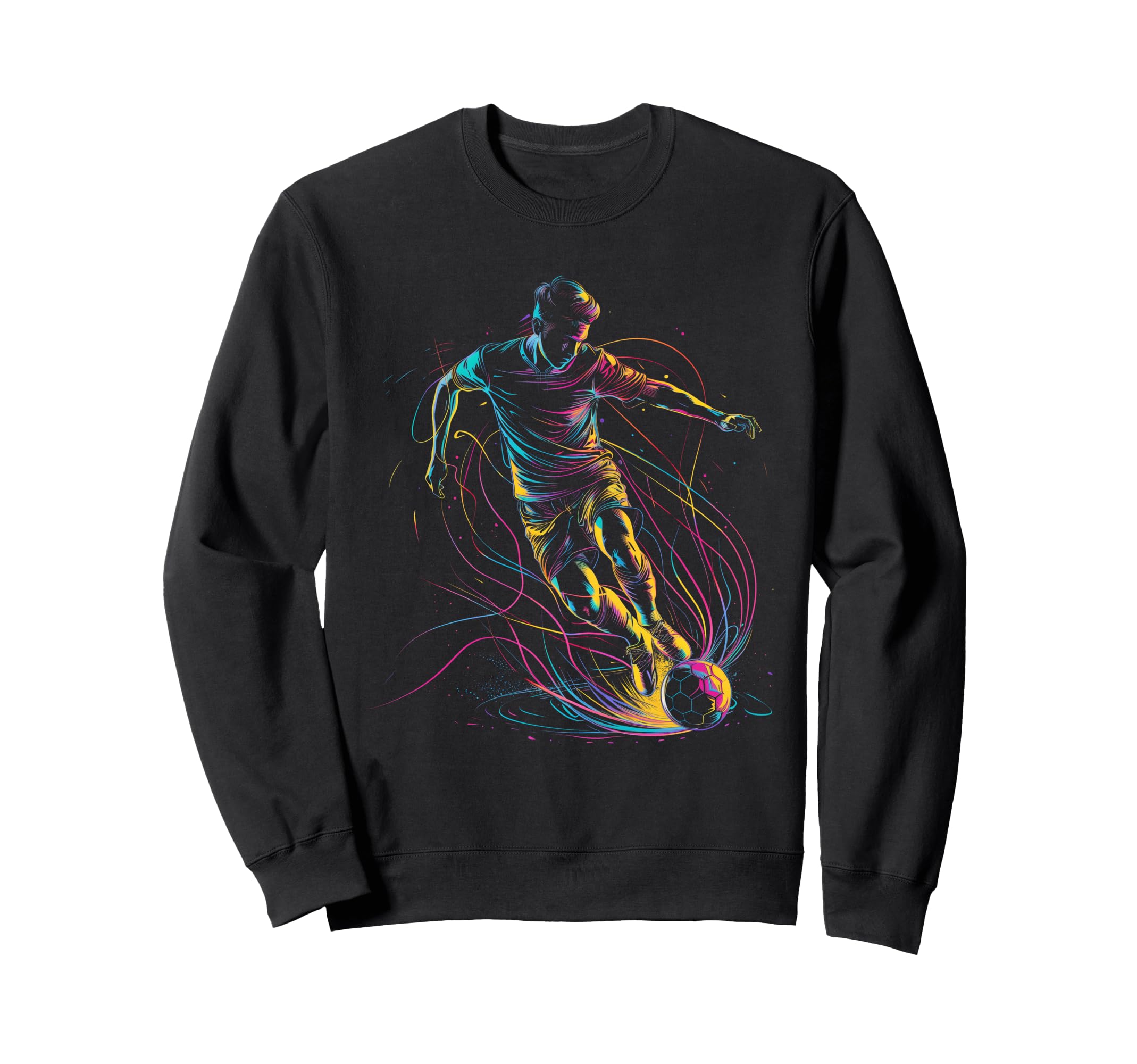 Soccer Player Sports Sweatshirt - Fun Novelty Design Men Women
