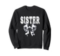 Coquette Soccer Bow Mom Sister Sweatshirt - Minimalist Print for Adults