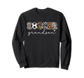 Soccer Grandson Leopard Funny Sweatshirt - Casual Everyday Wear Men Women
