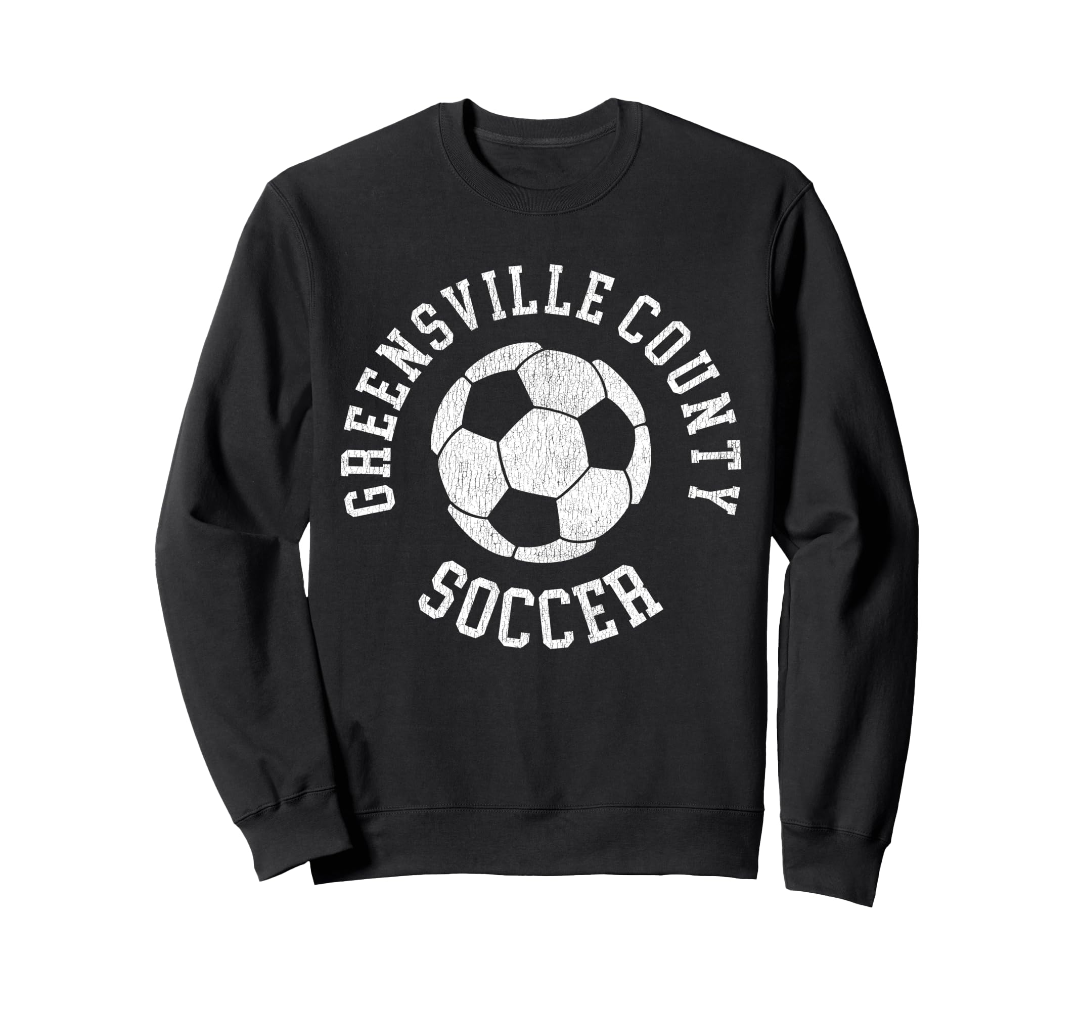 Greensville County Soccer Sweatshirt - Custom Art Print for Adults