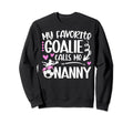 My Favorite Soccer Goalie Nanny Sweatshirt - Minimalist Print Unisex