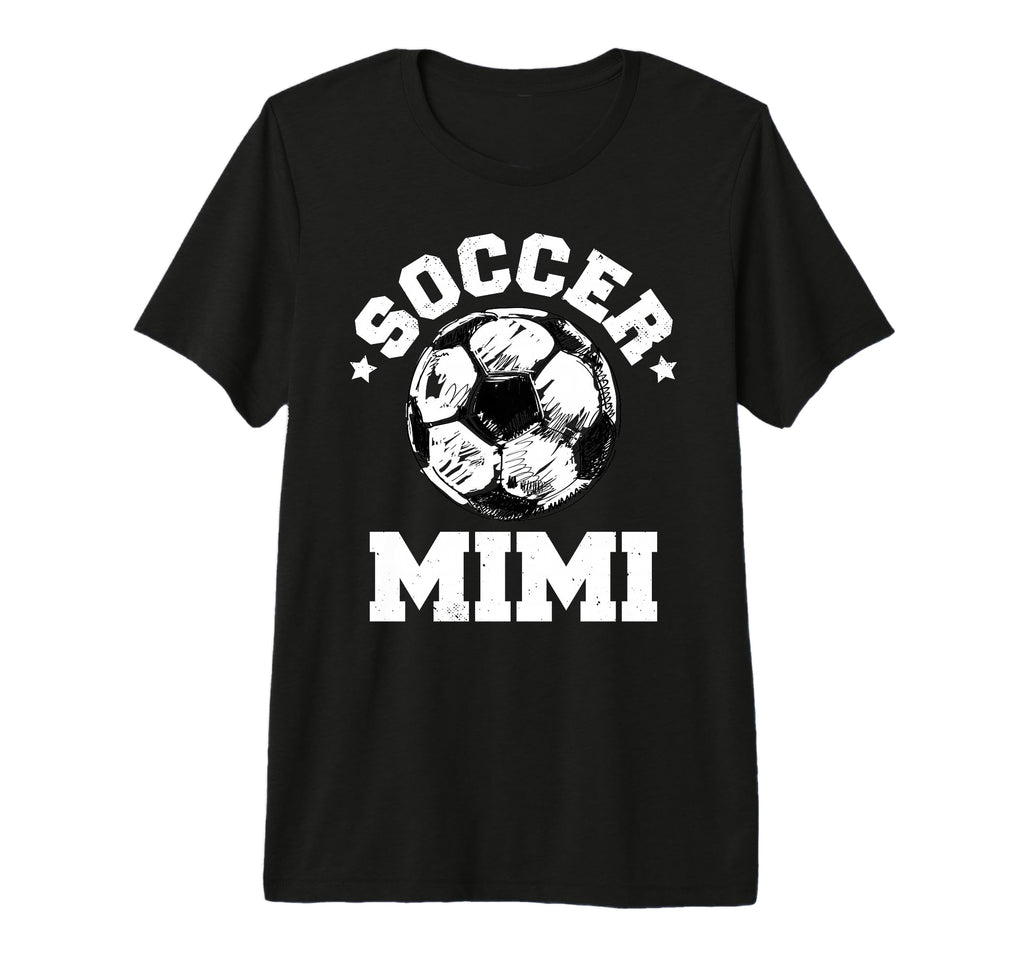 Soccer Mimi Soccer Ball Distressed T-Shirt - Minimalist Print Men Women