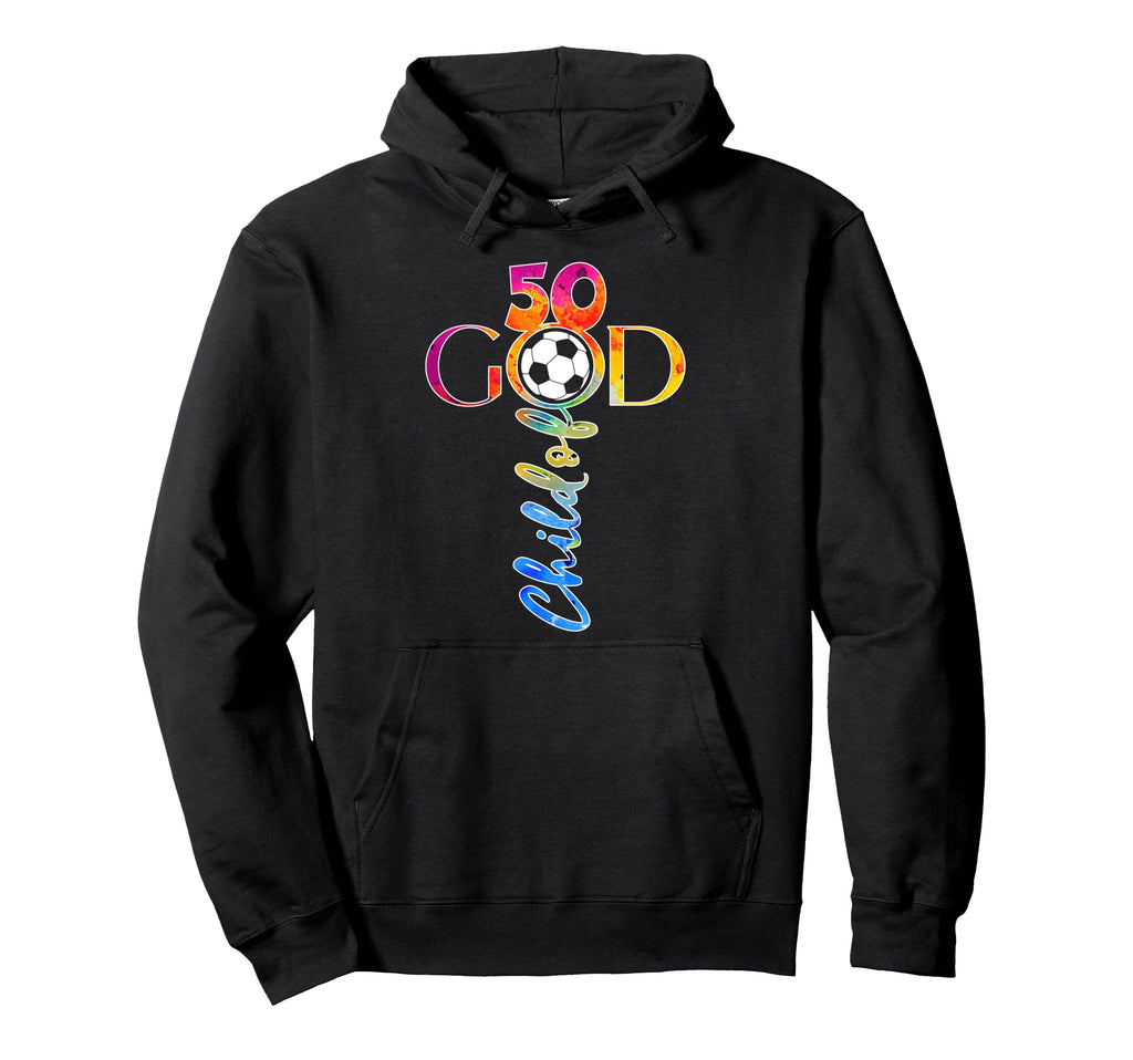 Jesus 50 Years Child God Soccer 50Th Hoodie - Fun Novelty Design Men Women