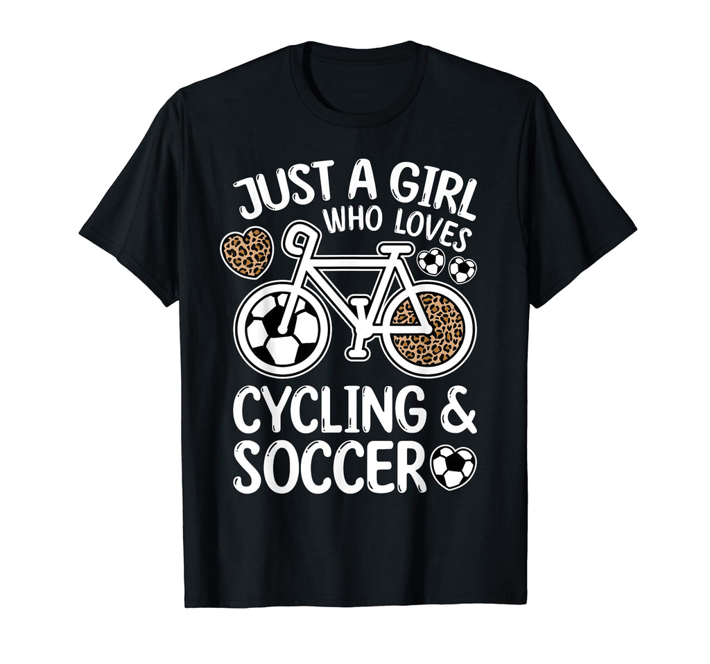 Just Who Loves Cycling Soccer Cyclist T-Shirt - Streetwear Style Men Women