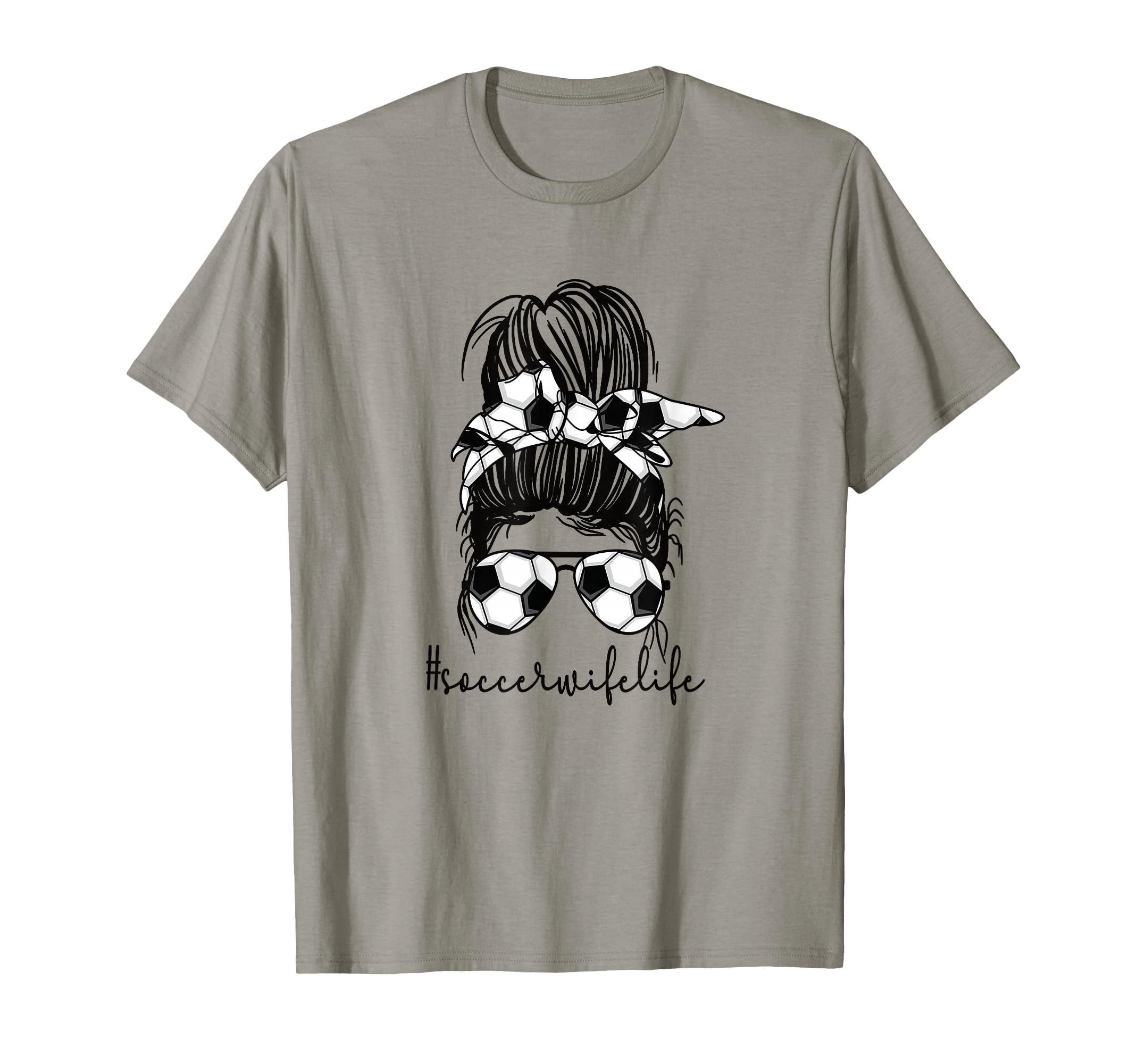 Soccer Wife Life Best Soccer Player T-Shirt - Casual Everyday Wear Unisex