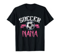 Soccer Nana Distressed Grandma T-Shirt - Trendy Graphic Men Women