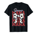 Coquette Bow Soccer Mama Soccer Mom T-Shirt - Custom Art Print for Adults