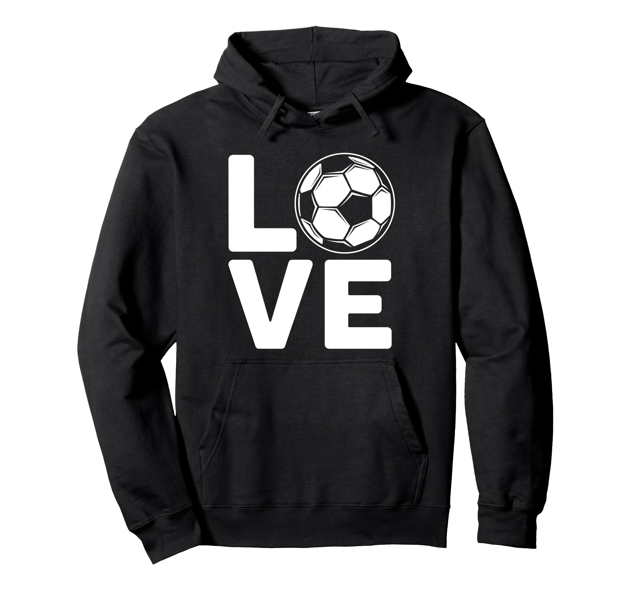 Love Football Or Soccer Hoodie - Streetwear Style Unisex