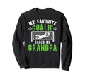 Favorite Soccer Goalie Grandpa Sweatshirt - Aesthetic Graphic Unisex