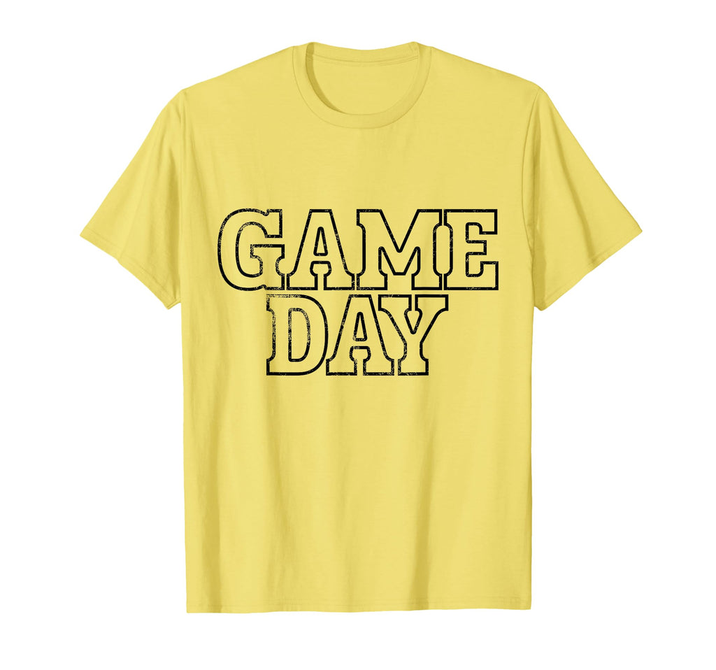 Yellow Game Day Football Basketball T-Shirt - Streetwear Style Men Women