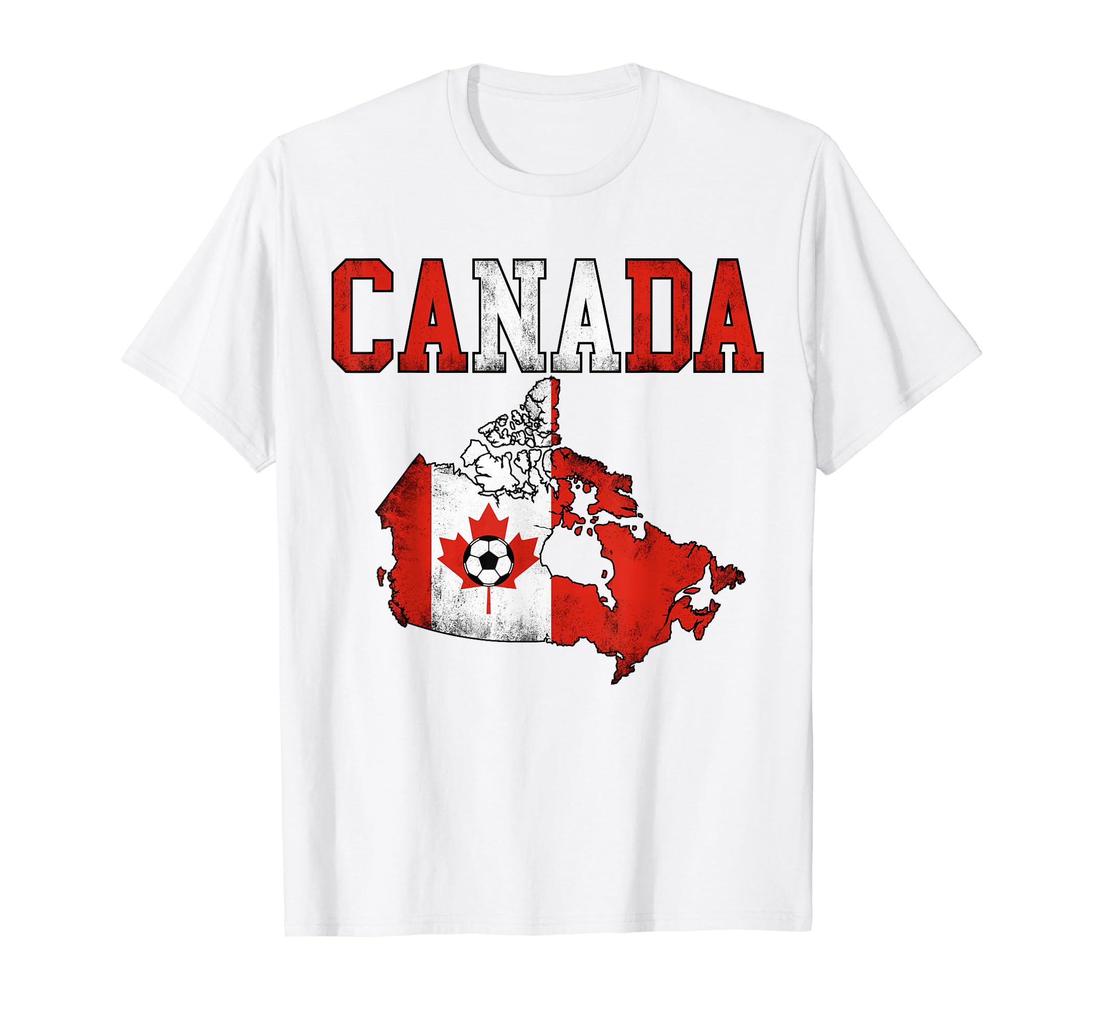 Canada Soccer Canadian Football Fan T-Shirt - Minimalist Print for Adults