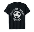 Roosevelt County Soccer Distressed 90S T-Shirt - Custom Art Print Men Women