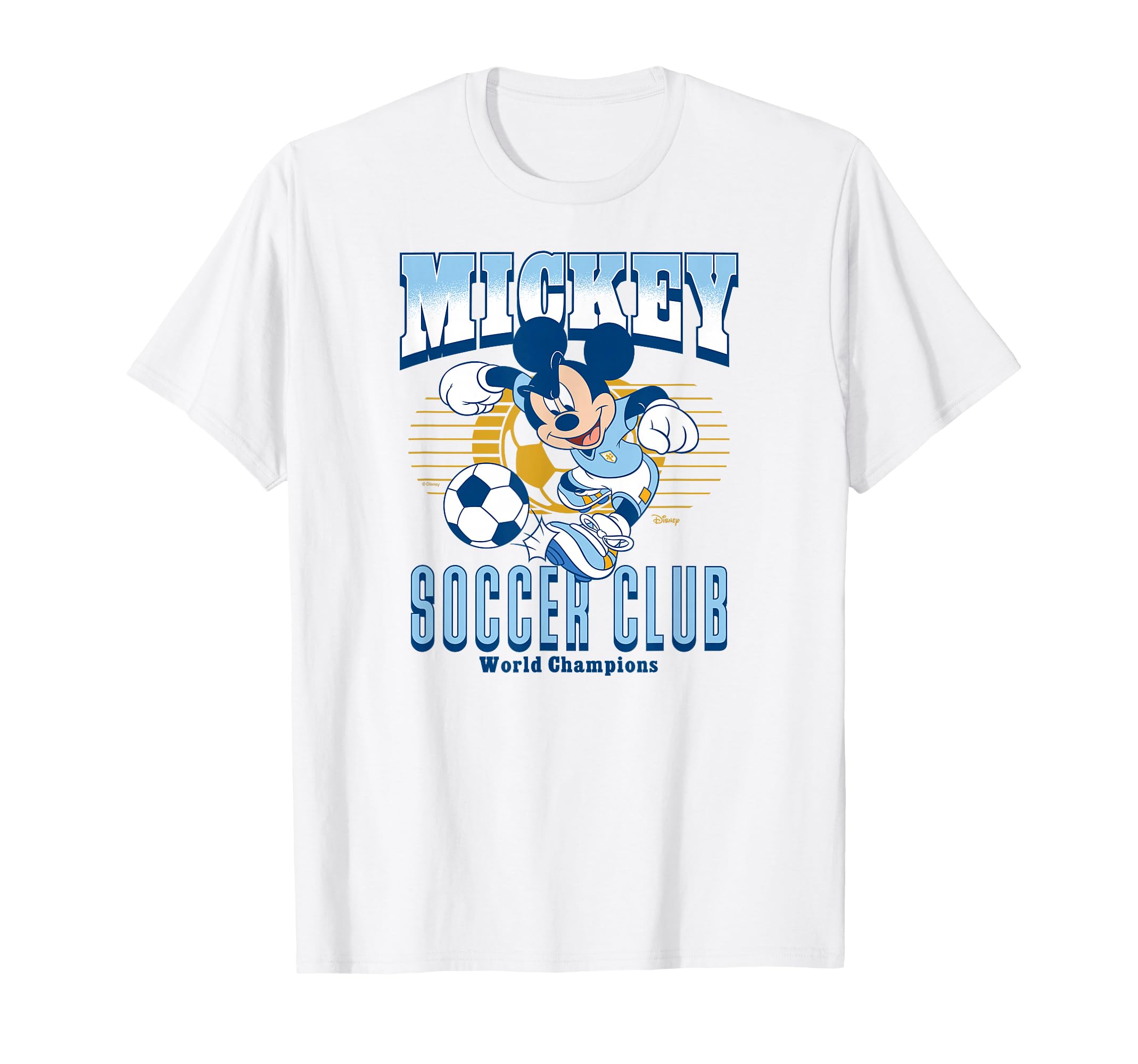 Mickey Mouse Soccer Club World T-Shirt - Streetwear Style for Adults