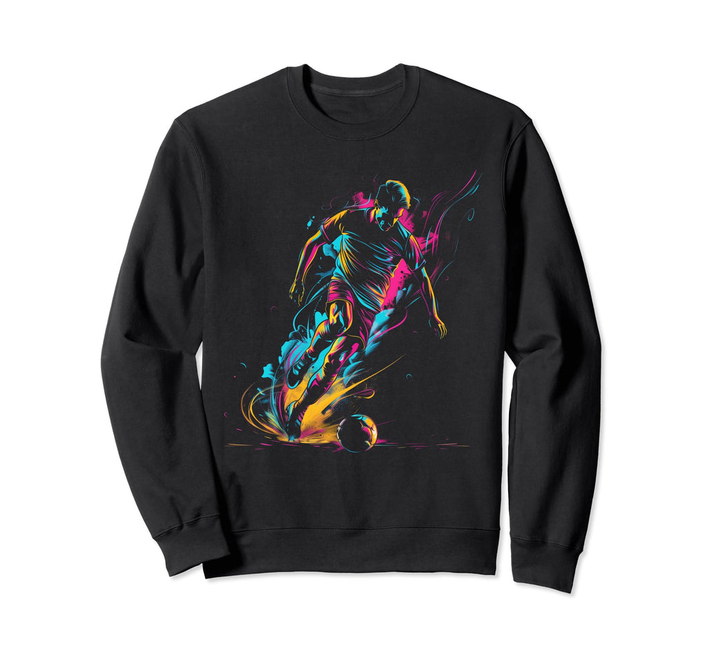 Soccer Player Sports Sweatshirt - Casual Everyday Wear Unisex