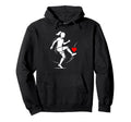 Soccer Valentines Day Heart Love Hoodie - Casual Everyday Wear Men Women