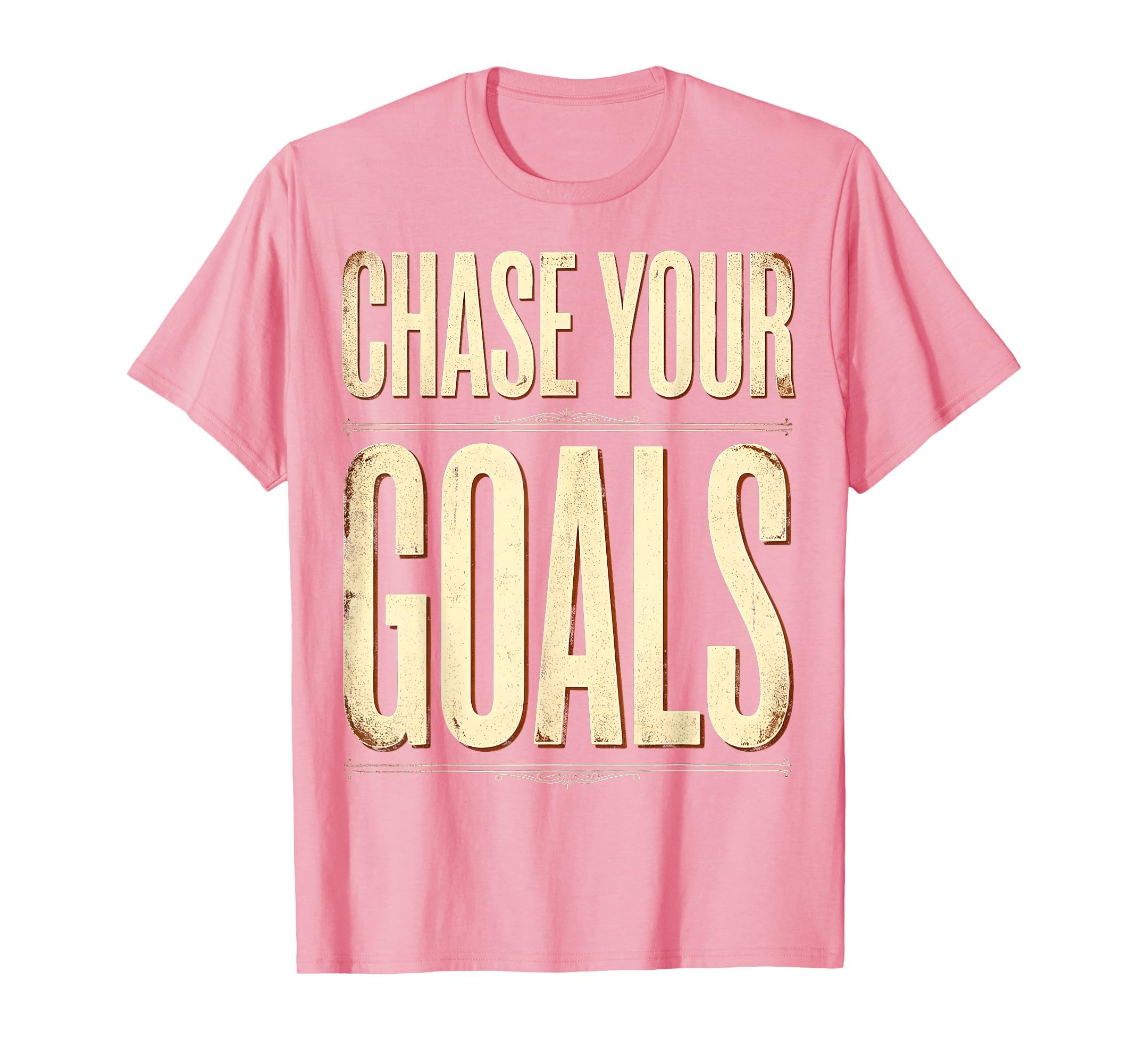 Chase Your Goals Soccer Motivational T-Shirt - Aesthetic Graphic for Adults