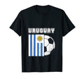 Uruguay Soccer Team Flag T-Shirt - Casual Everyday Wear Unisex