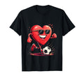 Heart Soccer Gift T-Shirt - Streetwear Style Unisex