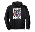 Proud Soccer Mom Sunset Vibes Hoodie - Graphic Print for Adults