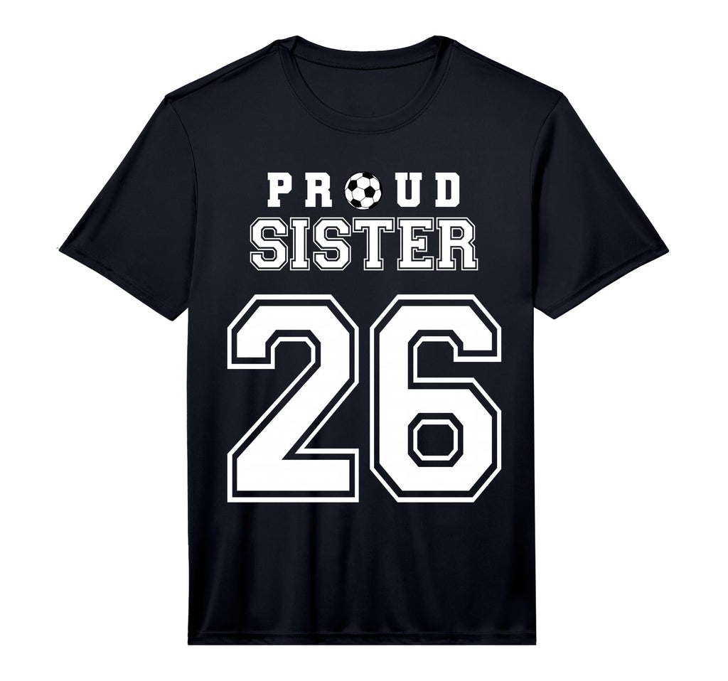 Number 26 Custom Proud Soccer Futbol T-Shirt - Custom Art Print Men Women
