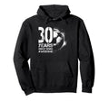 30Th Birthday Soccer Player Football 30 Hoodie - Graphic Print for Adults