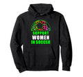 Support Soccer Player Mom Soccer Fan Hoodie - Graphic Print for Adults