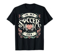 My Soccer Mom Era Heart Soccer Ball T-Shirt - Trendy Graphic Unisex