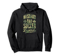 Husband Dad Soccer Legend Soccer Fathers Hoodie - Graphic Print for Adults