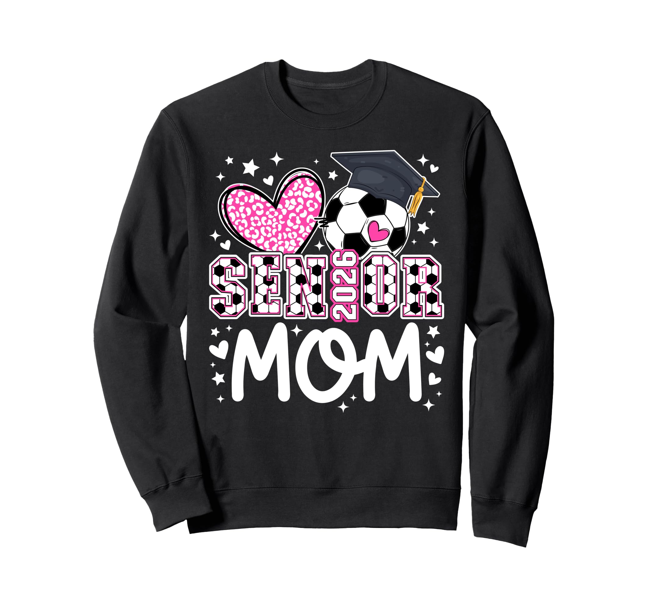 Soccer Senior Mom 2026 Soccer Sweatshirt - Aesthetic Graphic for Adults