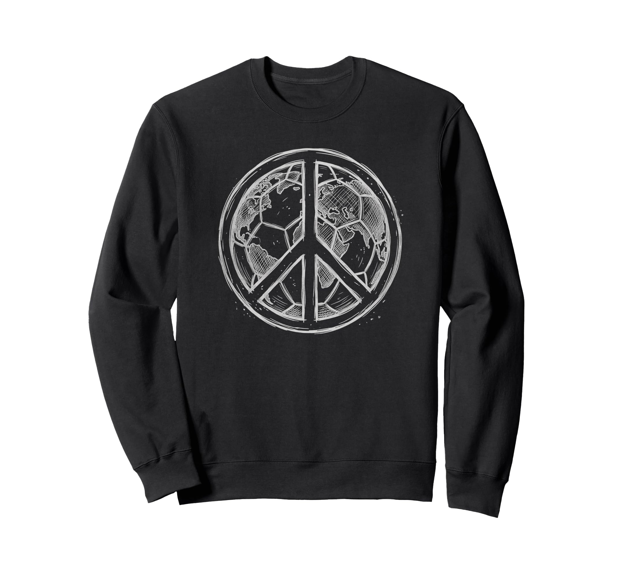 Soccer World Peace Is My Goal Sweatshirt - Casual Everyday Wear Unisex