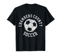 Chambers County Soccer Distressed 90S T-Shirt - Streetwear Style Men Women