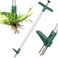 Walensee Weed Puller, Stand Up Weeder Hand Tool, Long Handle Garden Weeding Tool with 3 Claws, Hand Weed Hound Weed Puller for Dandelion, Standup Weed Root Pulling Tool and Picker, Grabber (1 Pack)