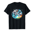 Astronaut Moon Space Galaxy Space T-Shirt - Novelty Apparel for Adults