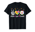 Soccer Player Peace Love Tie Dye Halloween T-Shirt - Trendy Graphic Unisex