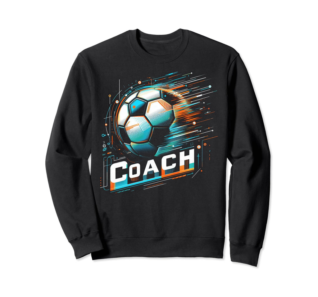 Soccer Coach Training Coaching Sweatshirt - Aesthetic Graphic for Adults