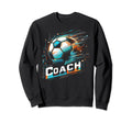 Soccer Coach Training Coaching Sweatshirt - Aesthetic Graphic for Adults
