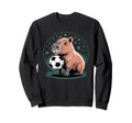 Soccer Capybara Capy Football Sweatshirt - Custom Art Print for Adults