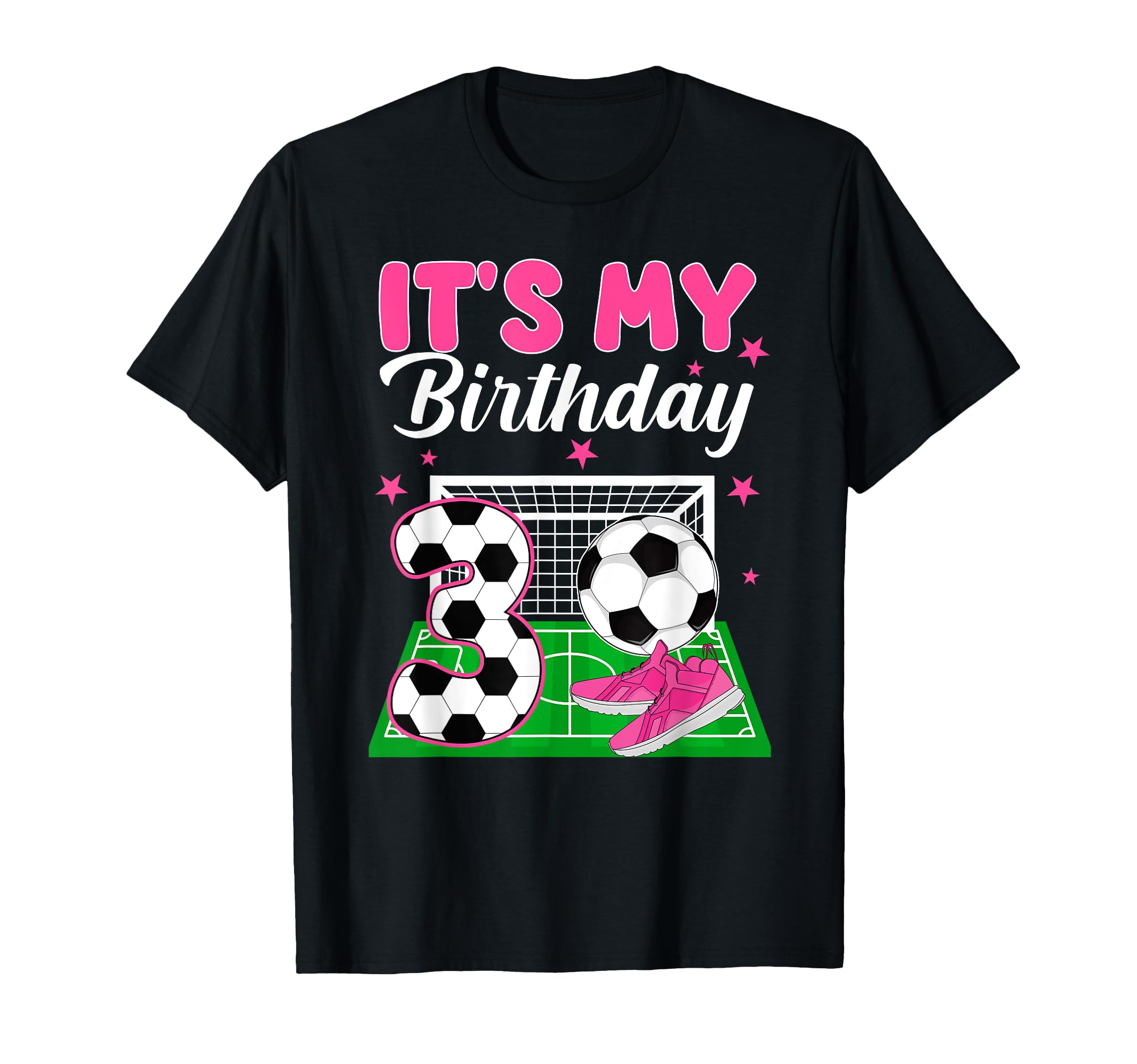 Its My 3Rd Soccer Birthday Soccer T-Shirt - Casual Everyday Wear Unisex