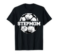 Soccer Stepmom Soccer Ball Split T-Shirt - Casual Everyday Wear Unisex
