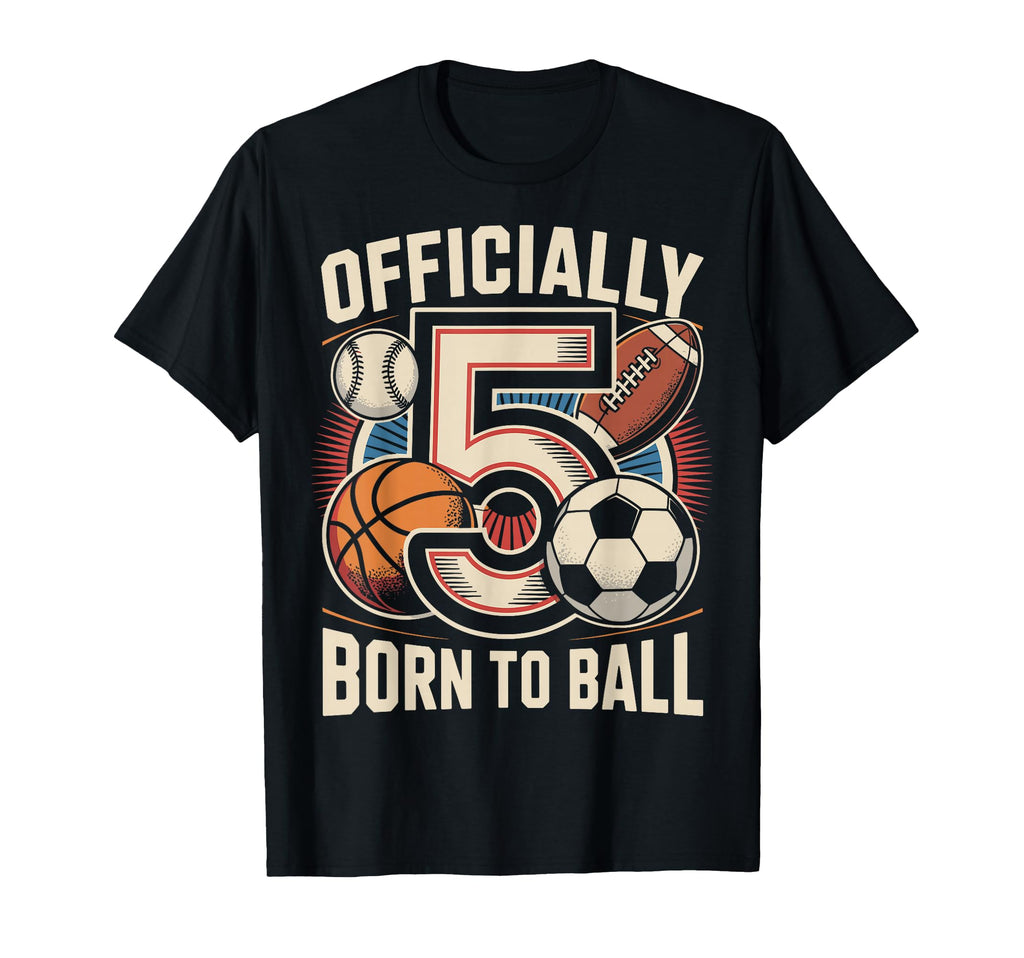 5 Birthday 5 Year Old 5Th Birthday T-Shirt - Custom Art Print Men Women