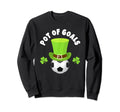 Soccer Team Striker St Patricks Day Hoodie - Unique Graphic for Adults