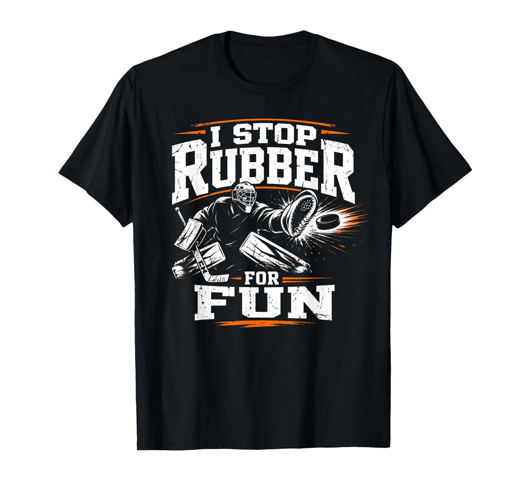 Ice Hockey Goalkeeper Fun Goalie T-Shirt - Unique Graphic for Adults