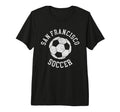 San Francisco Soccer Distressed 90S T-Shirt - Unique Graphic for Adults