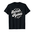 Soccer Auntie Checkered Funny Aunt Thats T-Shirt - Novelty Apparel Unisex