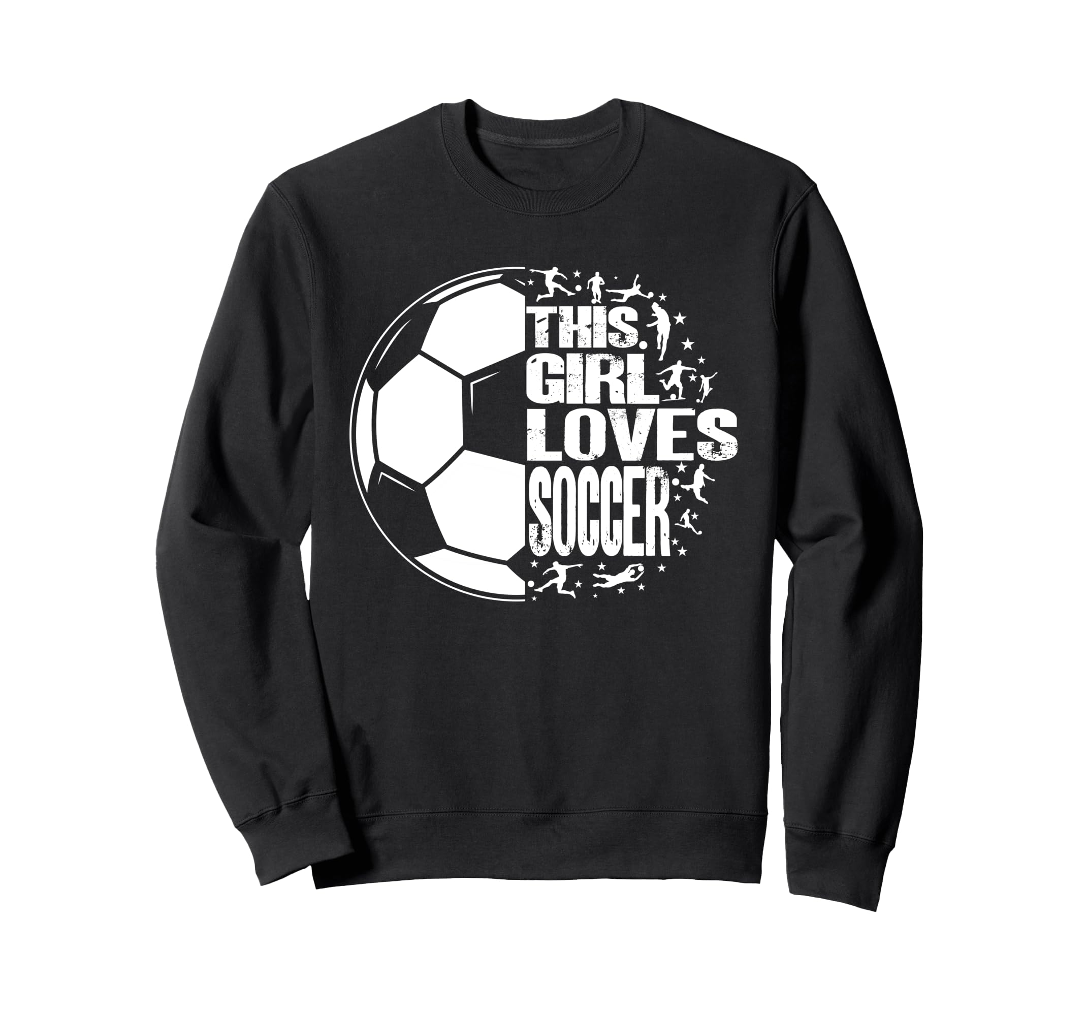 Funny This Loves Soccer Sport Sweatshirt - Aesthetic Graphic for Adults