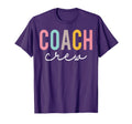 Coach Crew Colorful Appreciation Day T-Shirt - Graphic Print Men Women