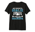 Mens Proud Water Polo Goalie Grandpa T-Shirt - Novelty Apparel Men Women
