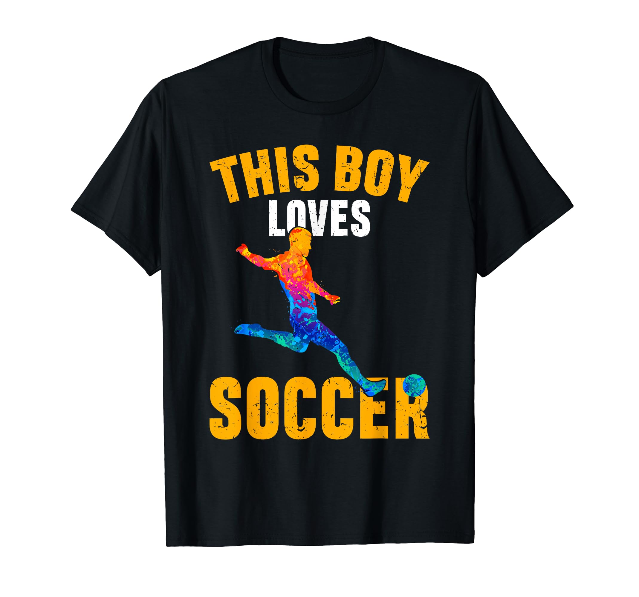 Funny This Loves Soccer T-Shirt - Aesthetic Graphic Men Women