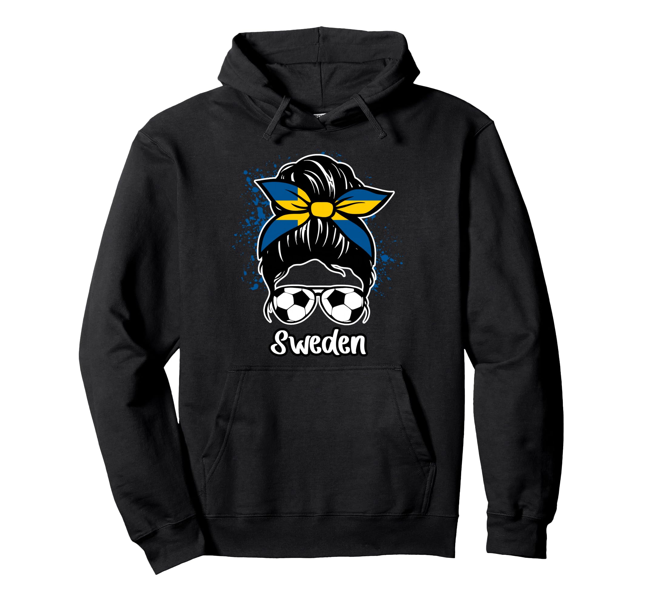 Sweden Football Game Player Soccer Hoodie - Casual Everyday Wear Men Women